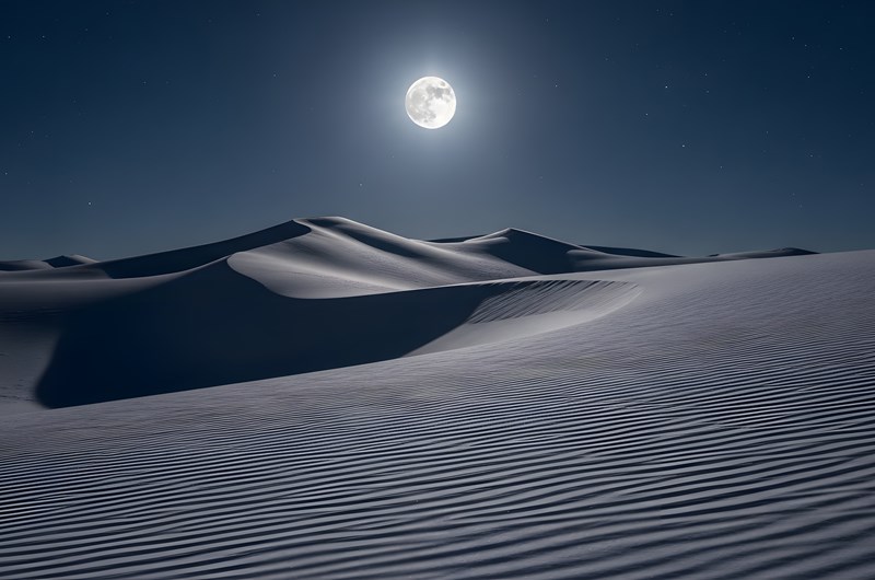 Moonlight Hike at White Sands National Park Photo