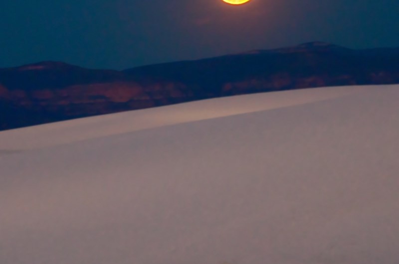 Full Moon Night at White Sands National Park Photo