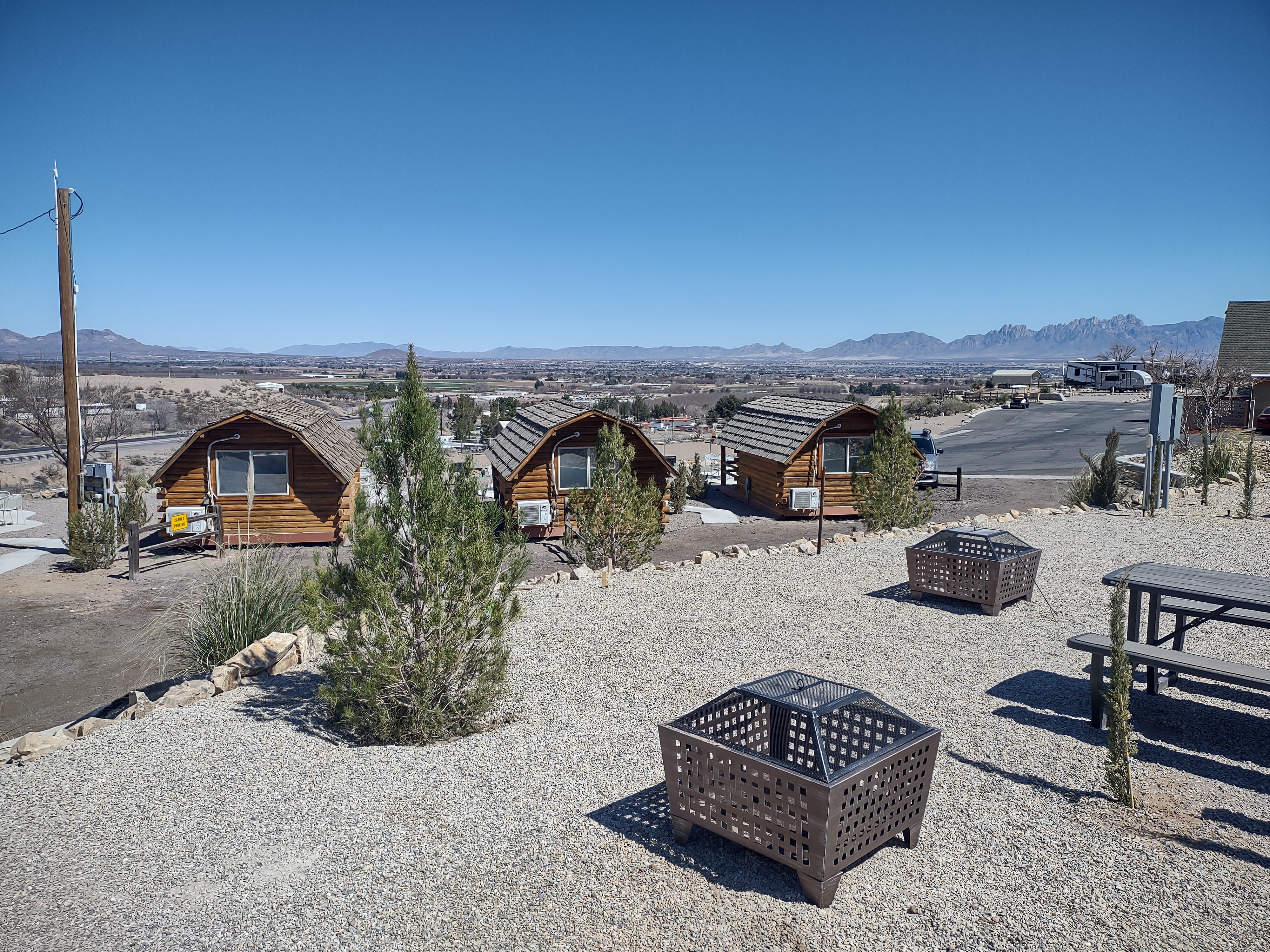 At the Front of the Campground close to Campground Amenities