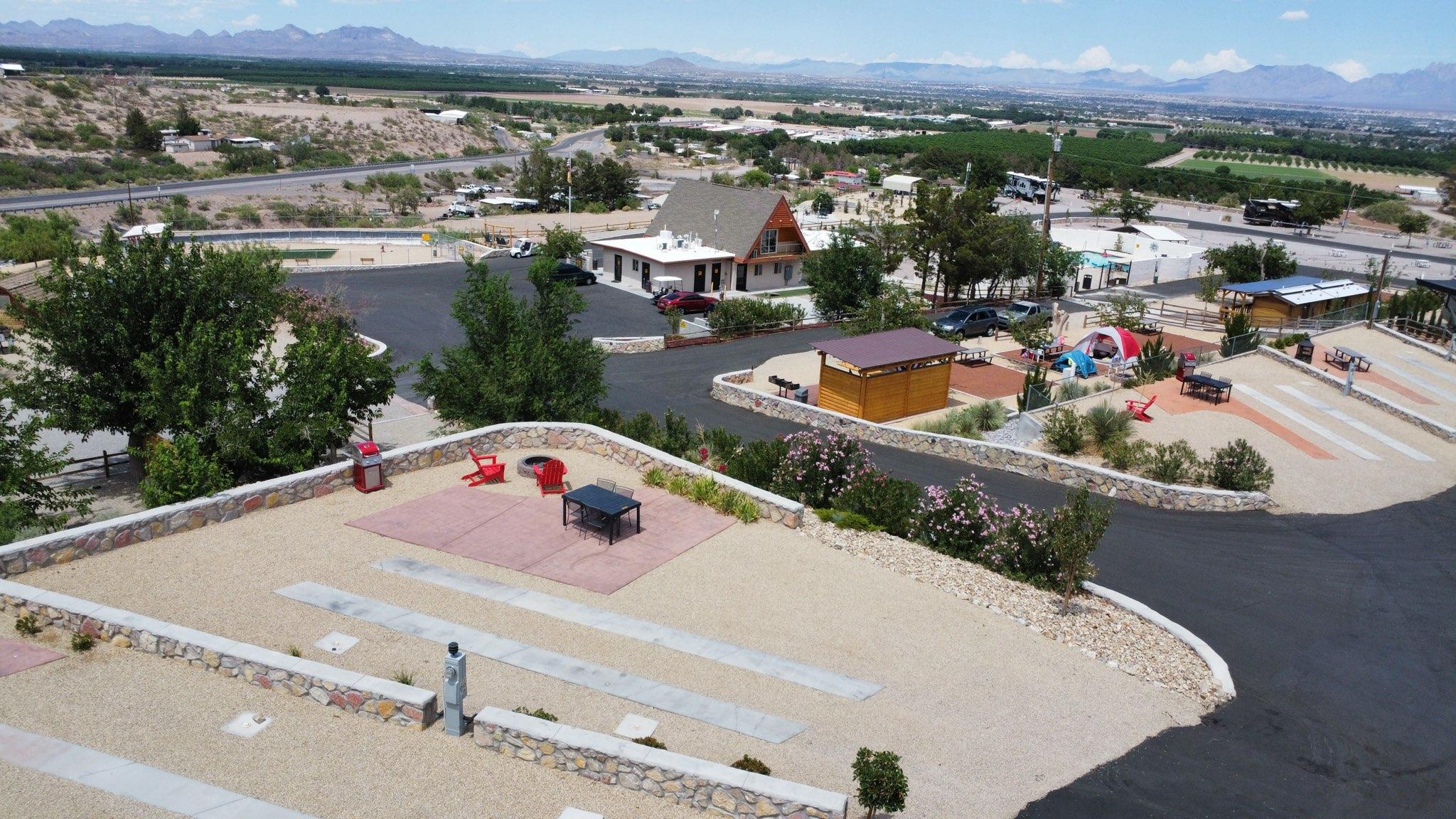 Pull In KOA Patio Site with Panoramic Views