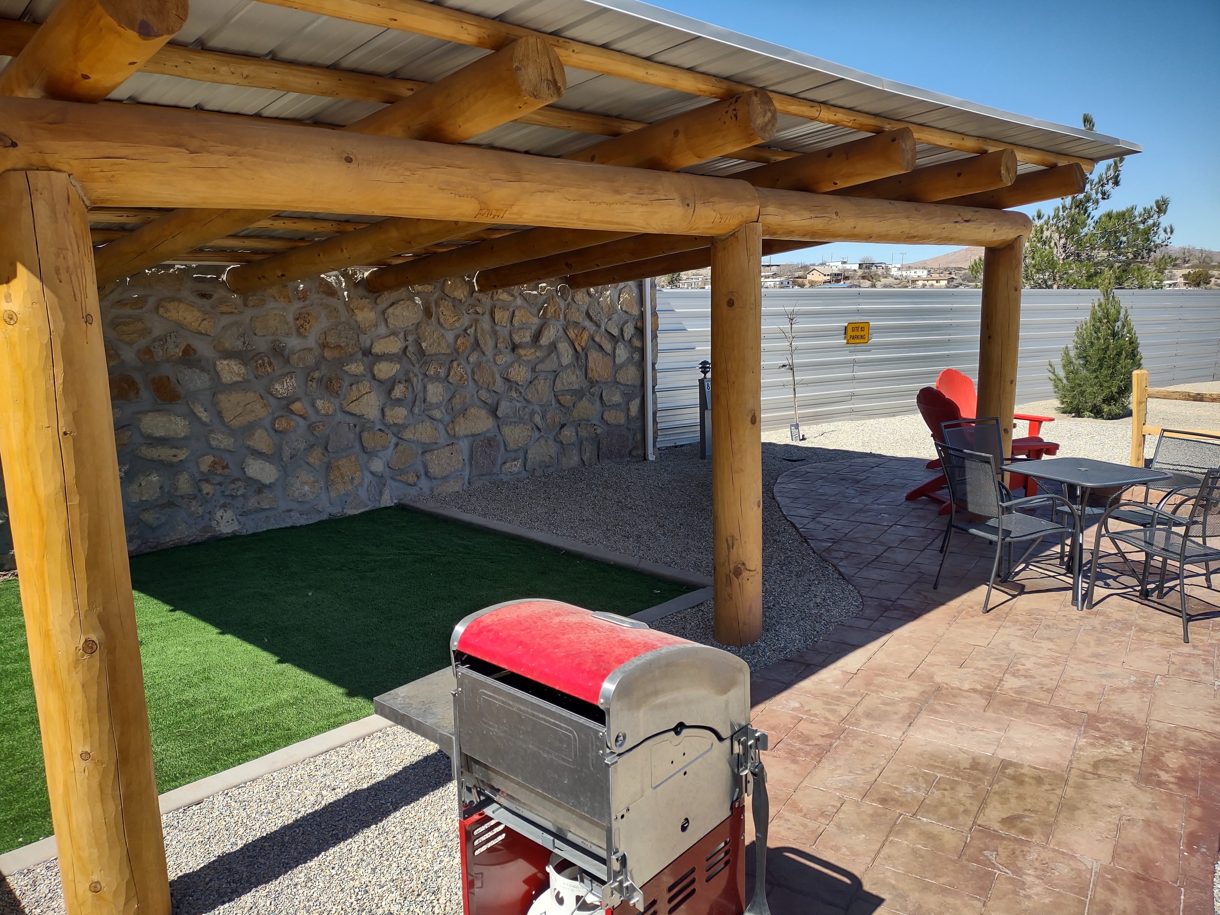 Artificial Turf Tent Pad measuring 15'x12'