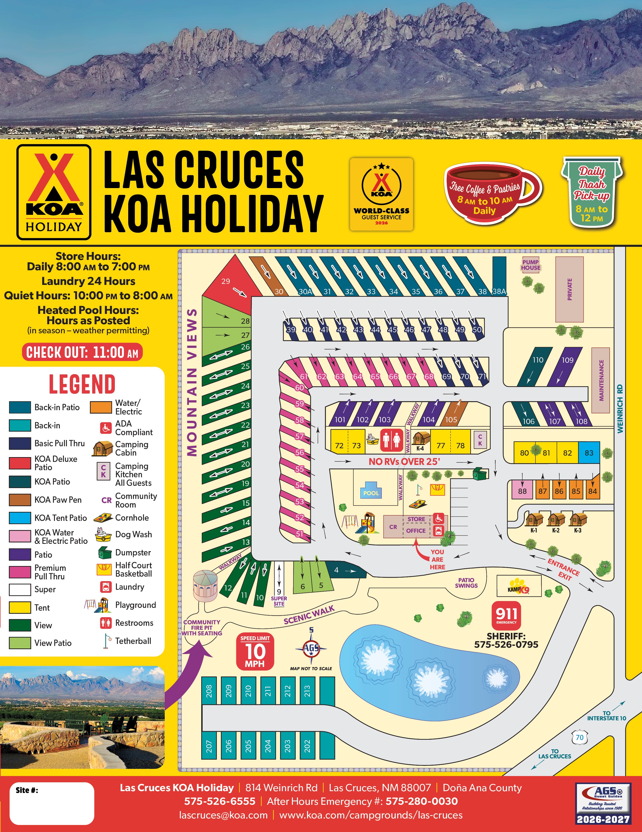 Campground Site Map