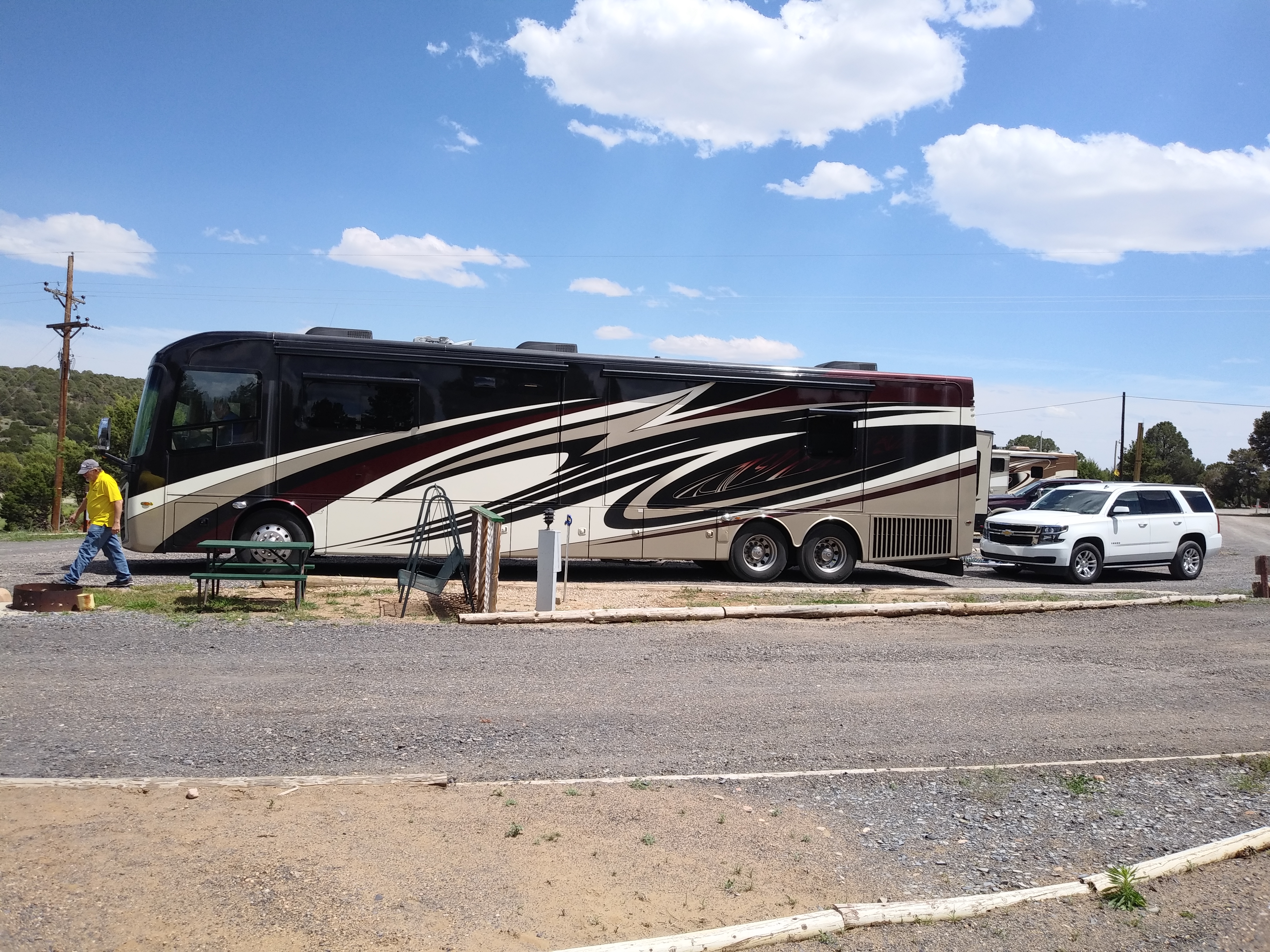 50 amp deluxe with swing and patio