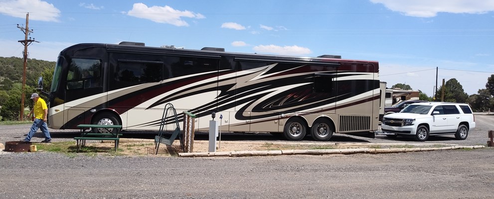 50 amp deluxe with swing and patio
