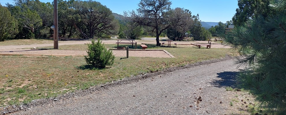 Tent sites with electric