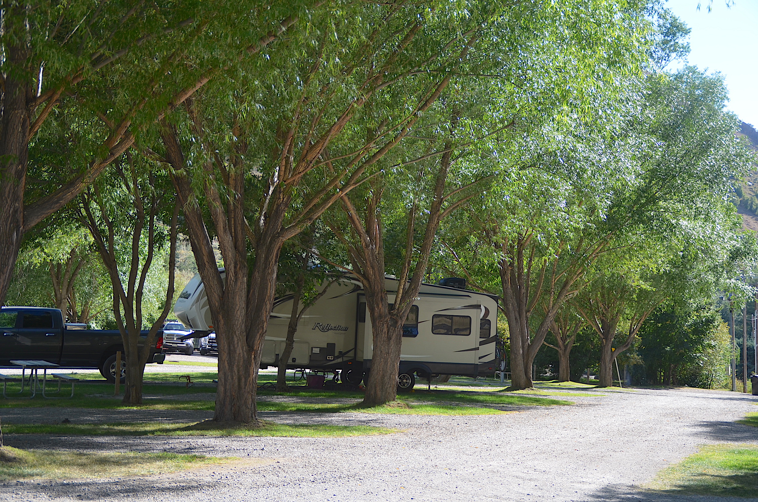 RV Site pull thru #71-75 and #78-84
