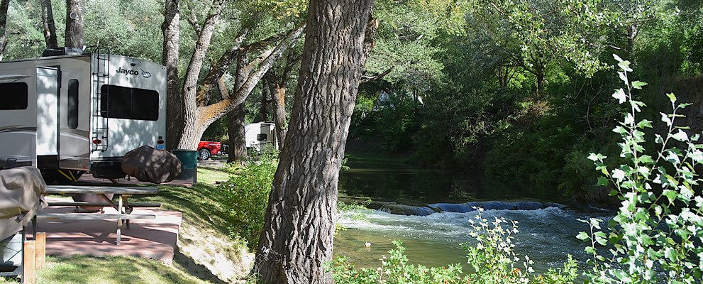 RV Patio River sites back in #15 and #16.