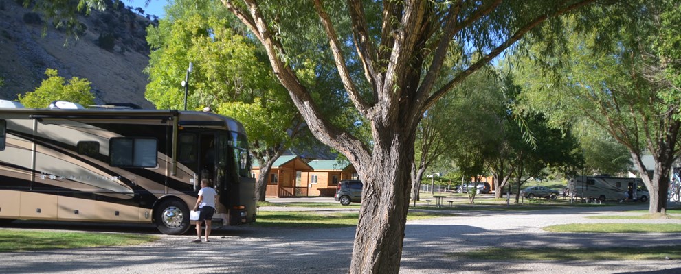 RV sites pull thru #71-75 and #78-84