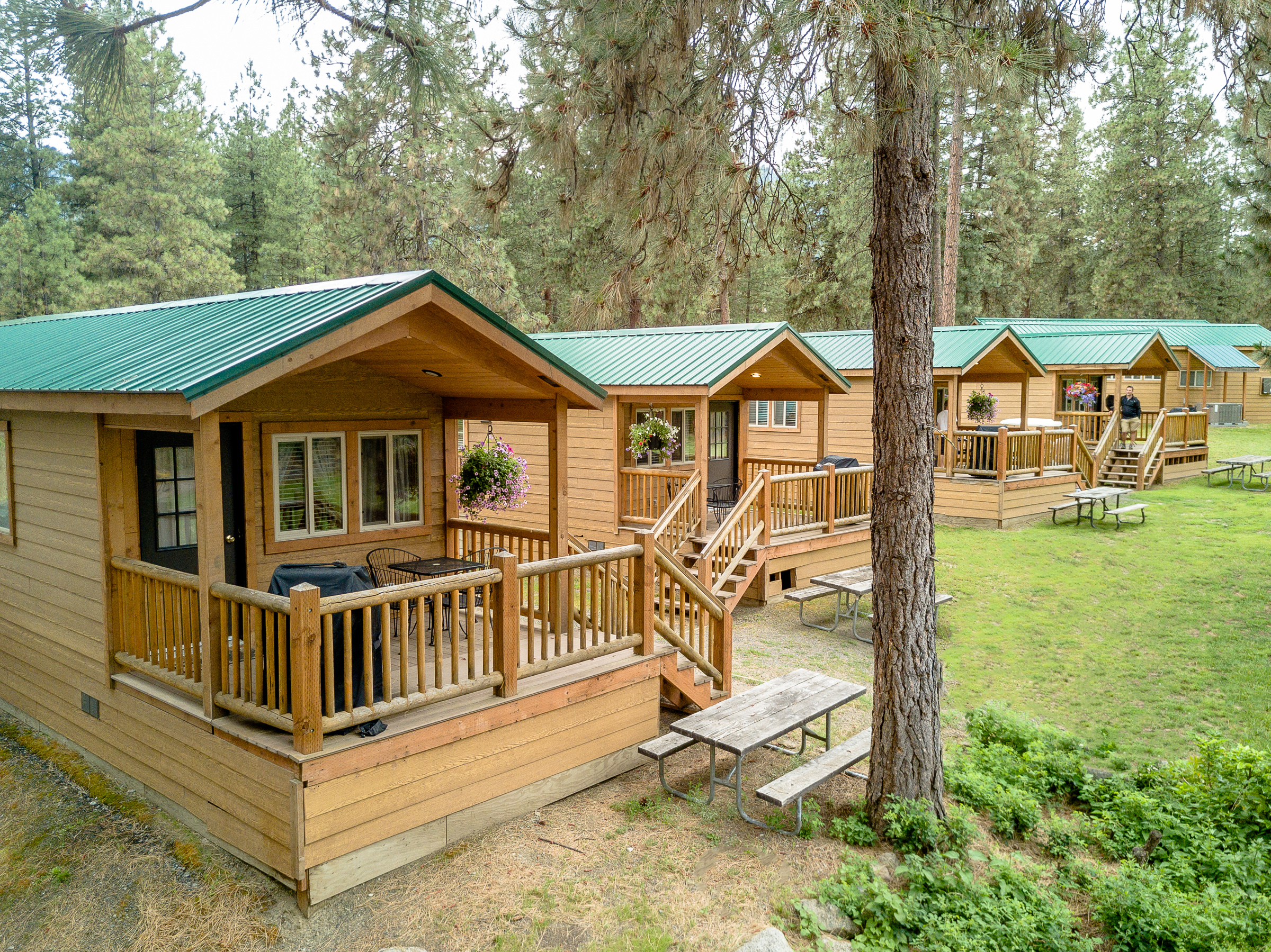 Deluxe Cabins abound and are available all year!