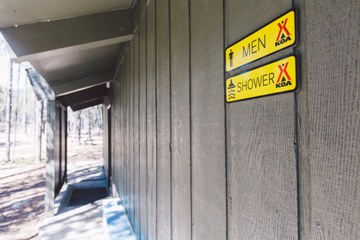 RV Park Shower and Restroom Building Exterior