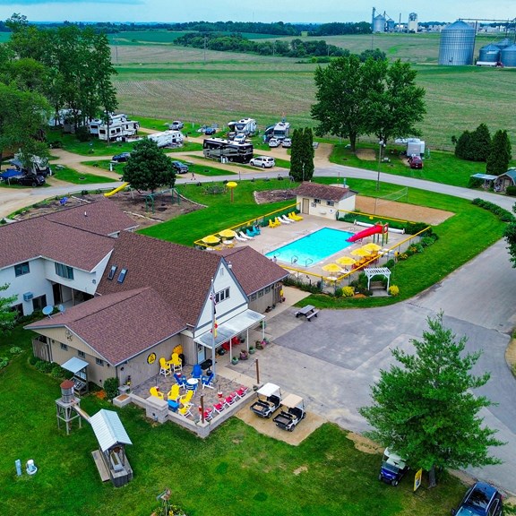 Our Kampstore and Swimming Pool