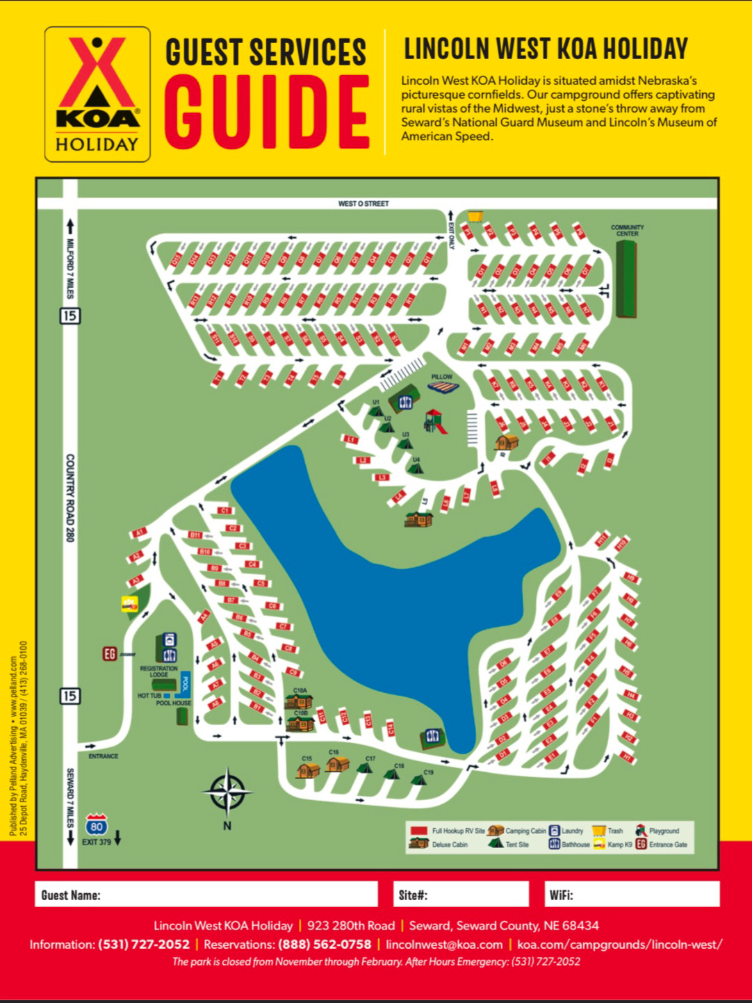 Campground Site Map