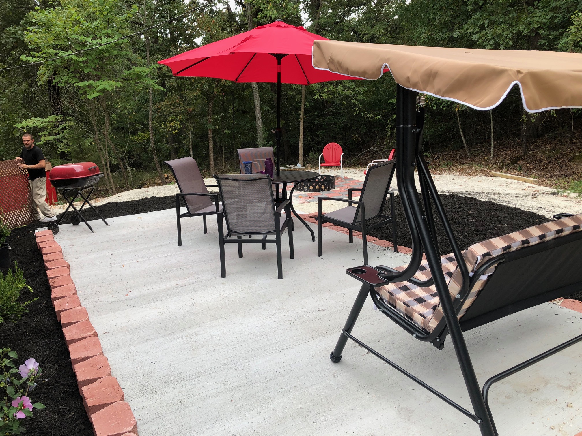 Eagle Cabin patio