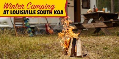 Winter Camping Comfort at Louisville South KOA Holiday