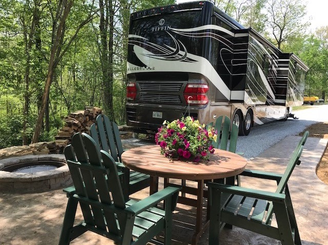 Back in Patio Site