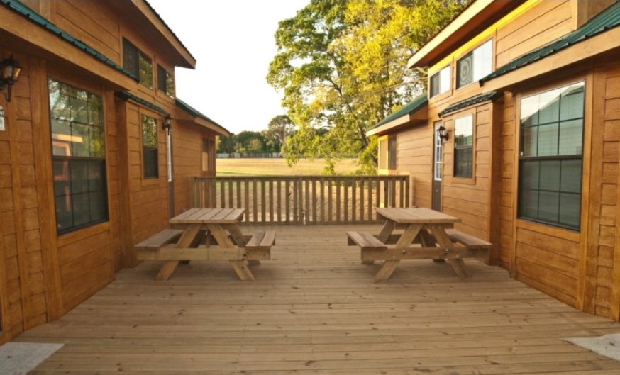 delux cabin deck
