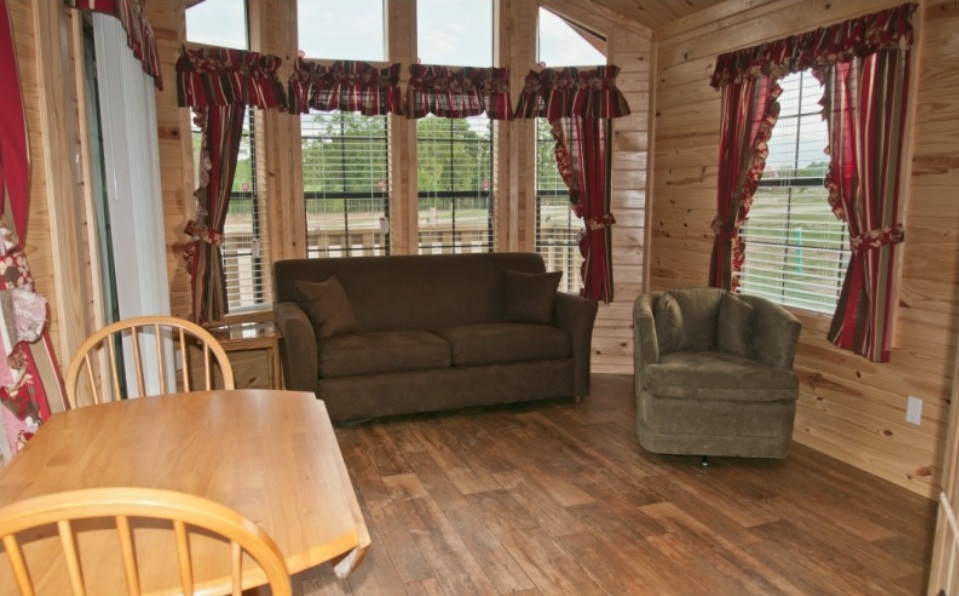 cabin living room