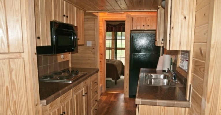 cabin kitchen