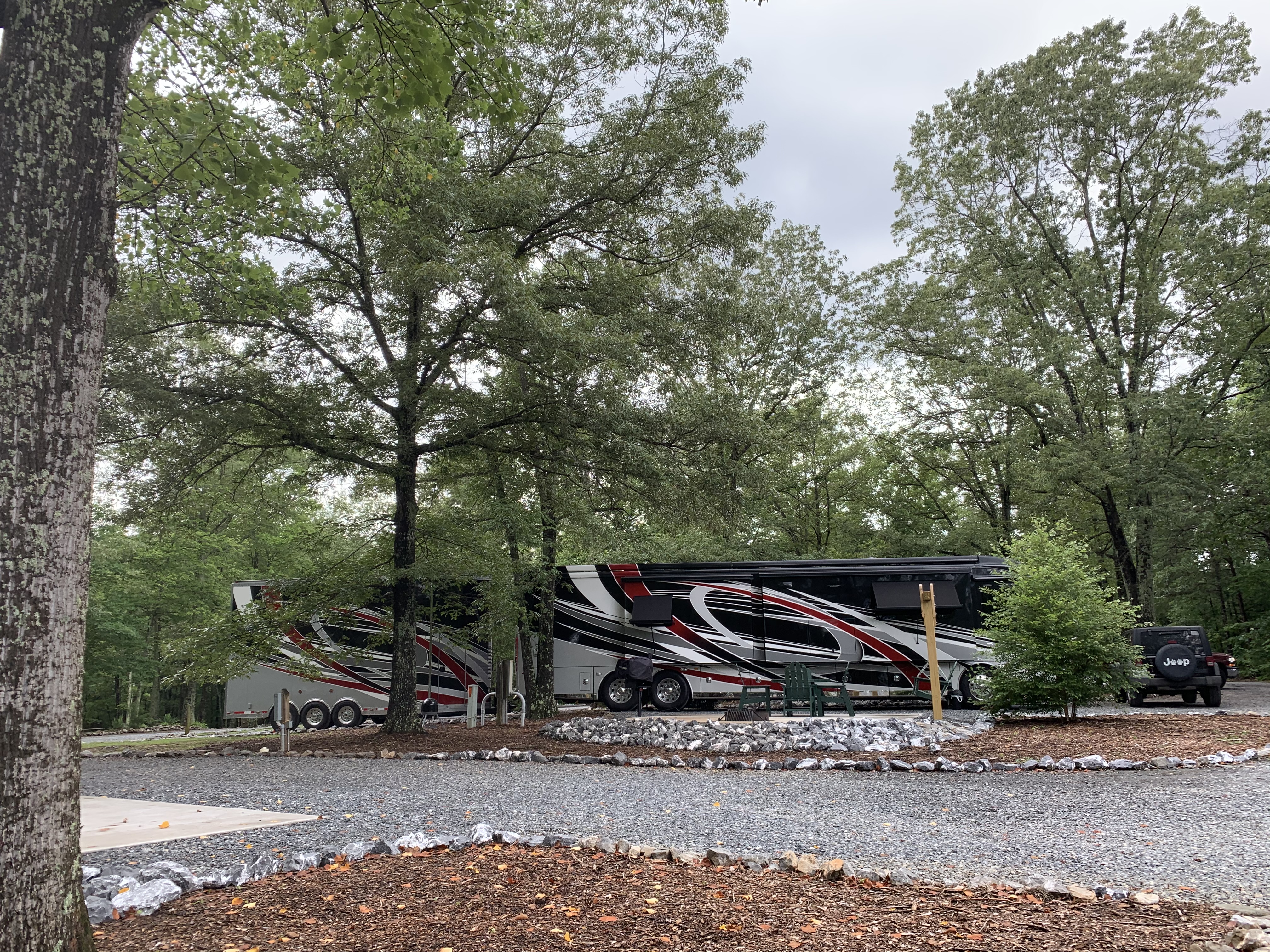 Super spacious Deluxe Patio Sites