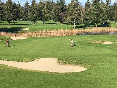 Golfing
