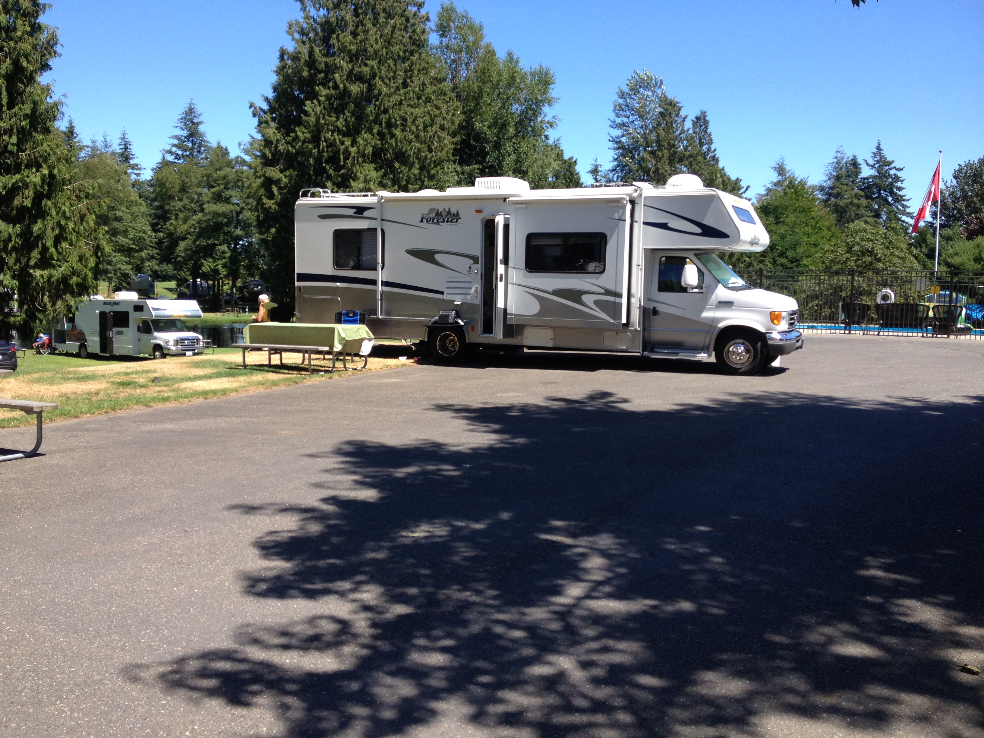 Back-in Full Hookups - Near Pool