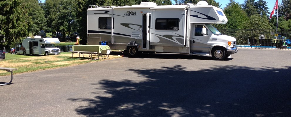 Back-in Full Hookups - Near Pool