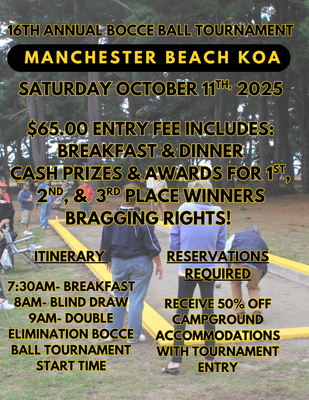 16th Annual Bocce Ball Tournament