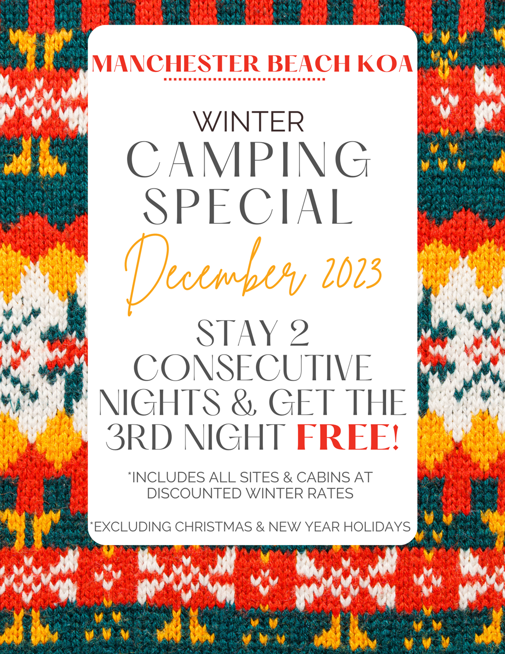 Winter Camping Special