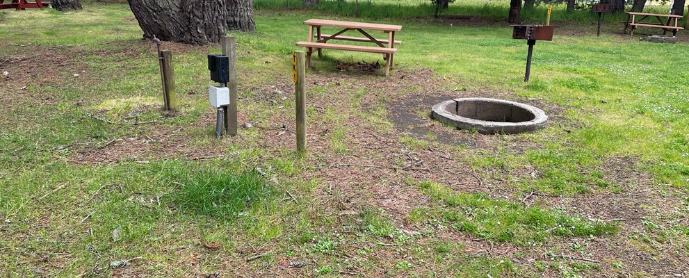 Water & Electric Tent site