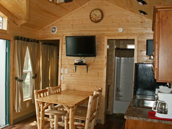 Deluxe lodge interior