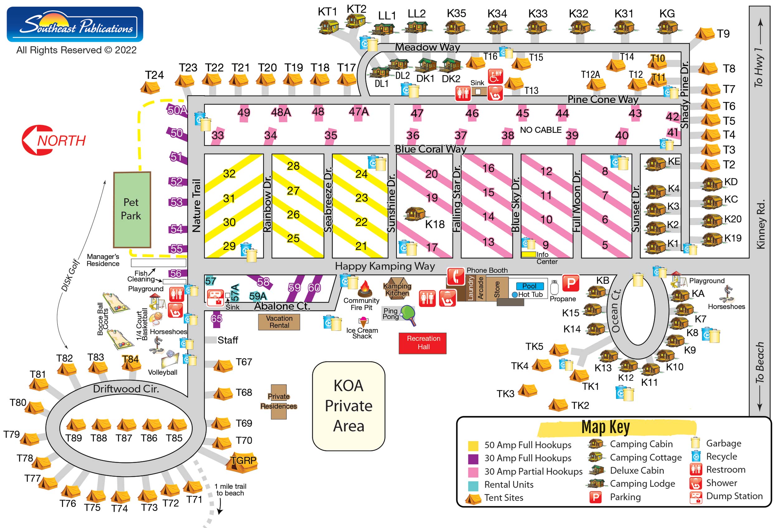 Campground Site Map