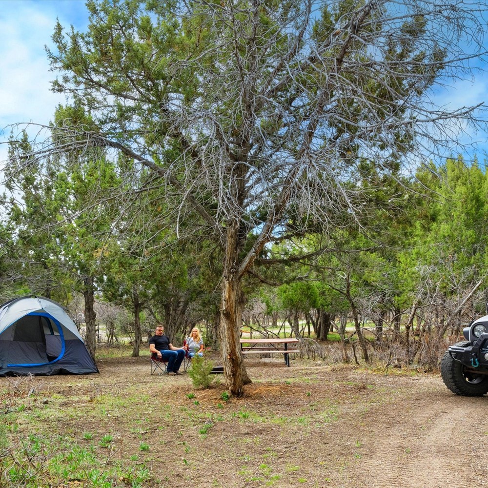 Deluxe Primitive Tent- Larger Tent Site