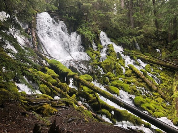 Tokatee Falls and the highway of waterfalls