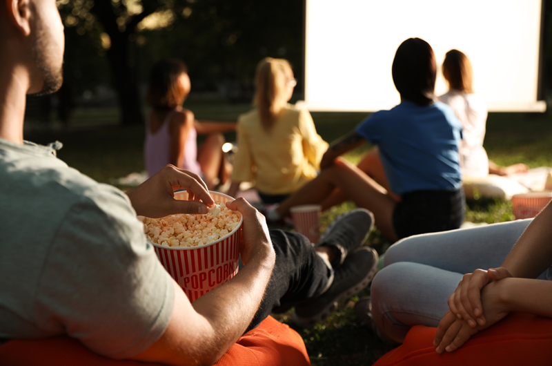 Labor Day Weekend Movie Night Photo