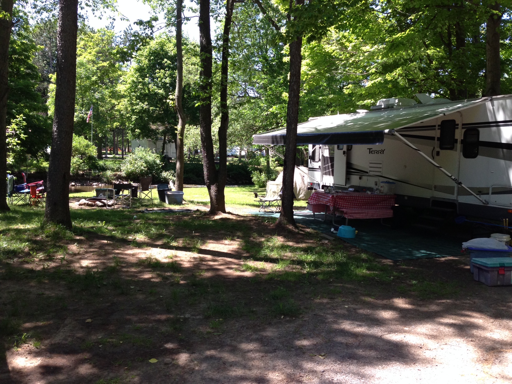 RV Site Along Jeddo Creek