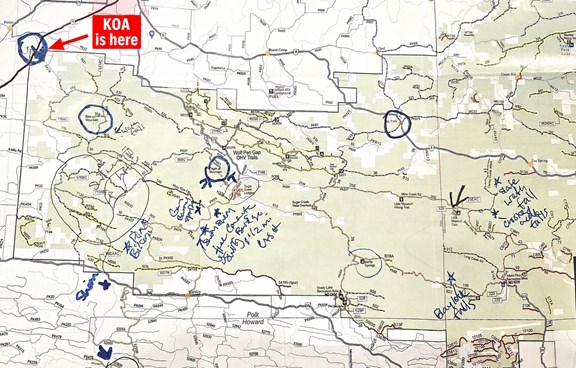 Wolf Pen Gap OHV Trails