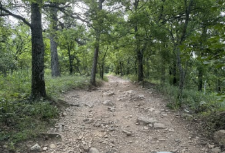 Wolf Pen Gap West Trailhead to High Point Vista