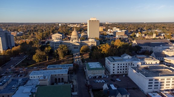 Jackson, MS (100 miles W)