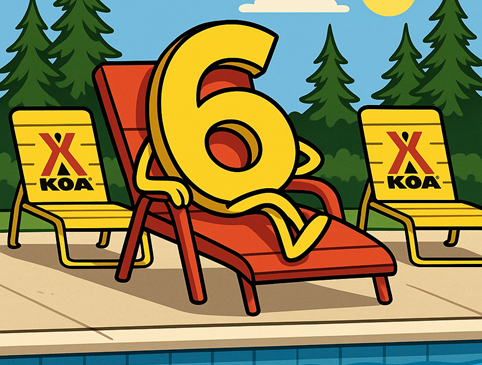 KOA Rewards Members: Stay 5 Nights, 6th on us! Photo