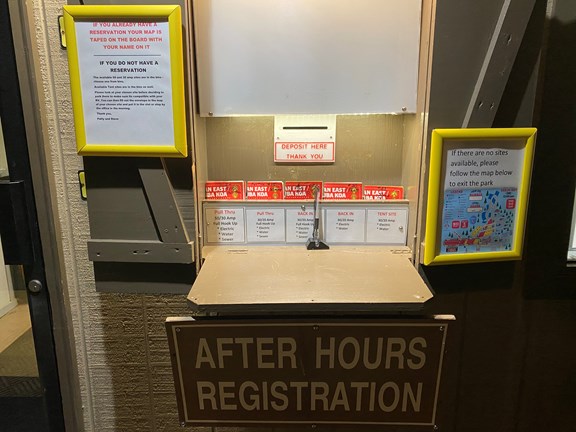 Available non-reserved sites