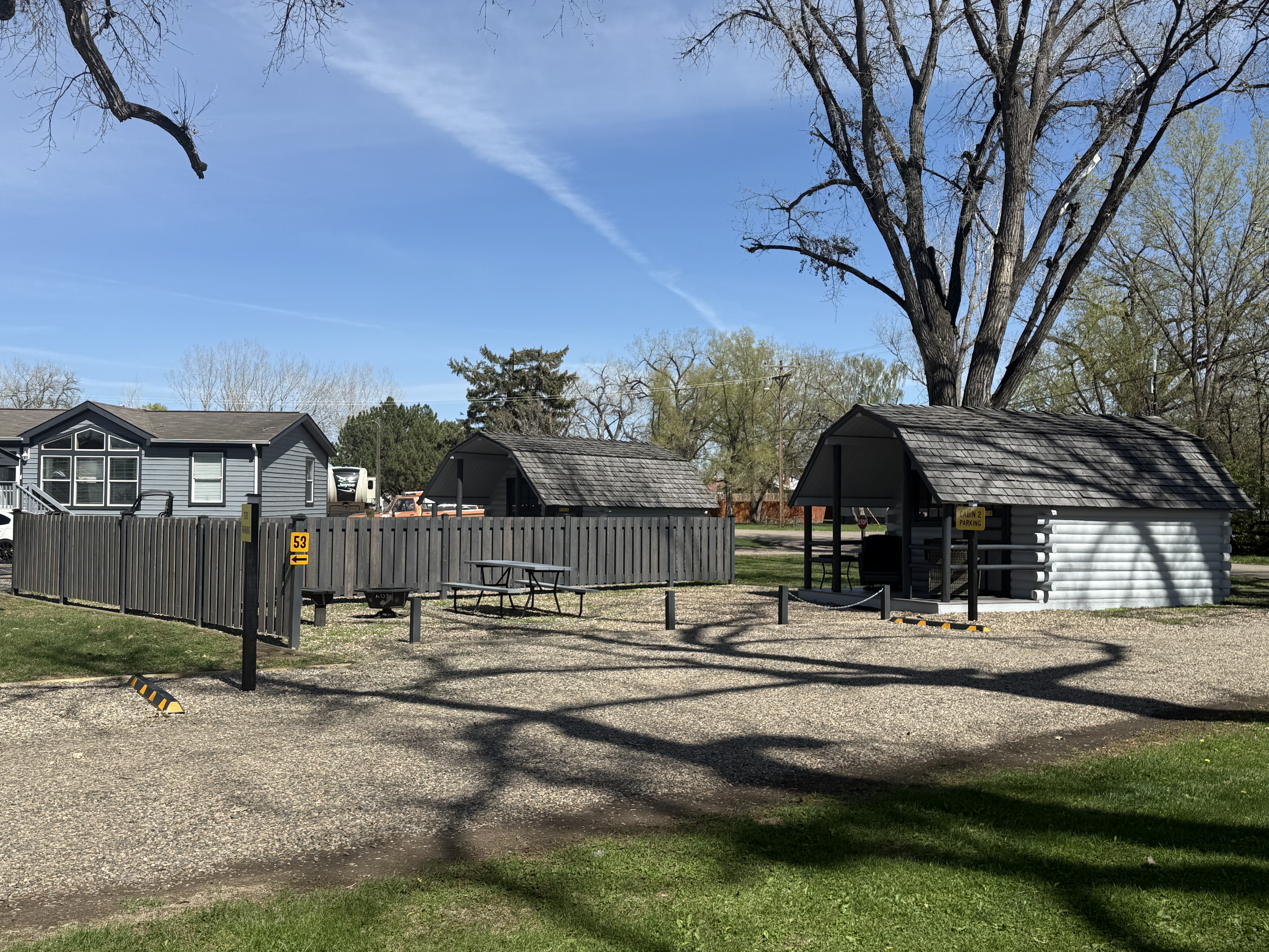 Cabins from Office