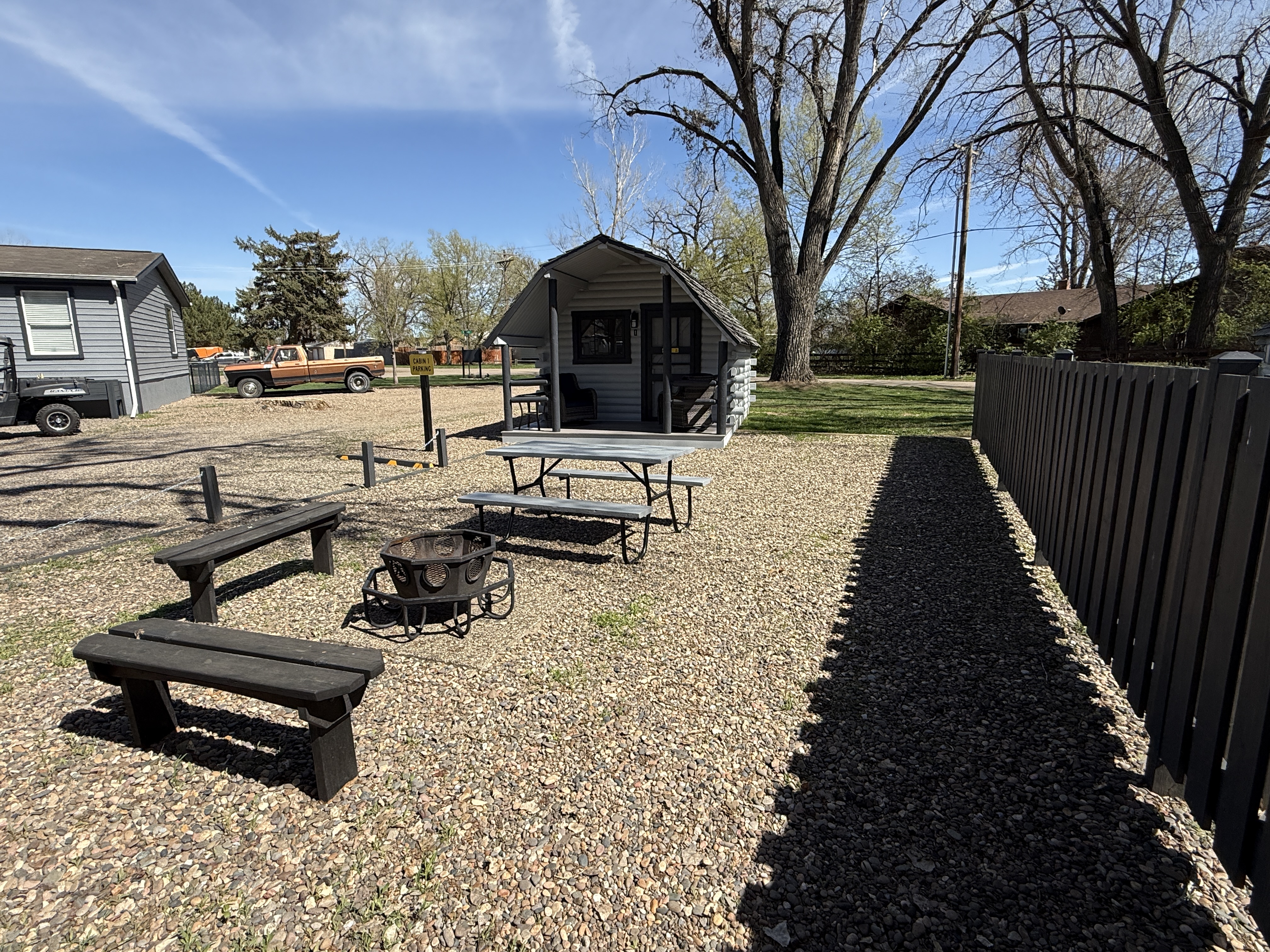 Cabin 1's Leisure Area