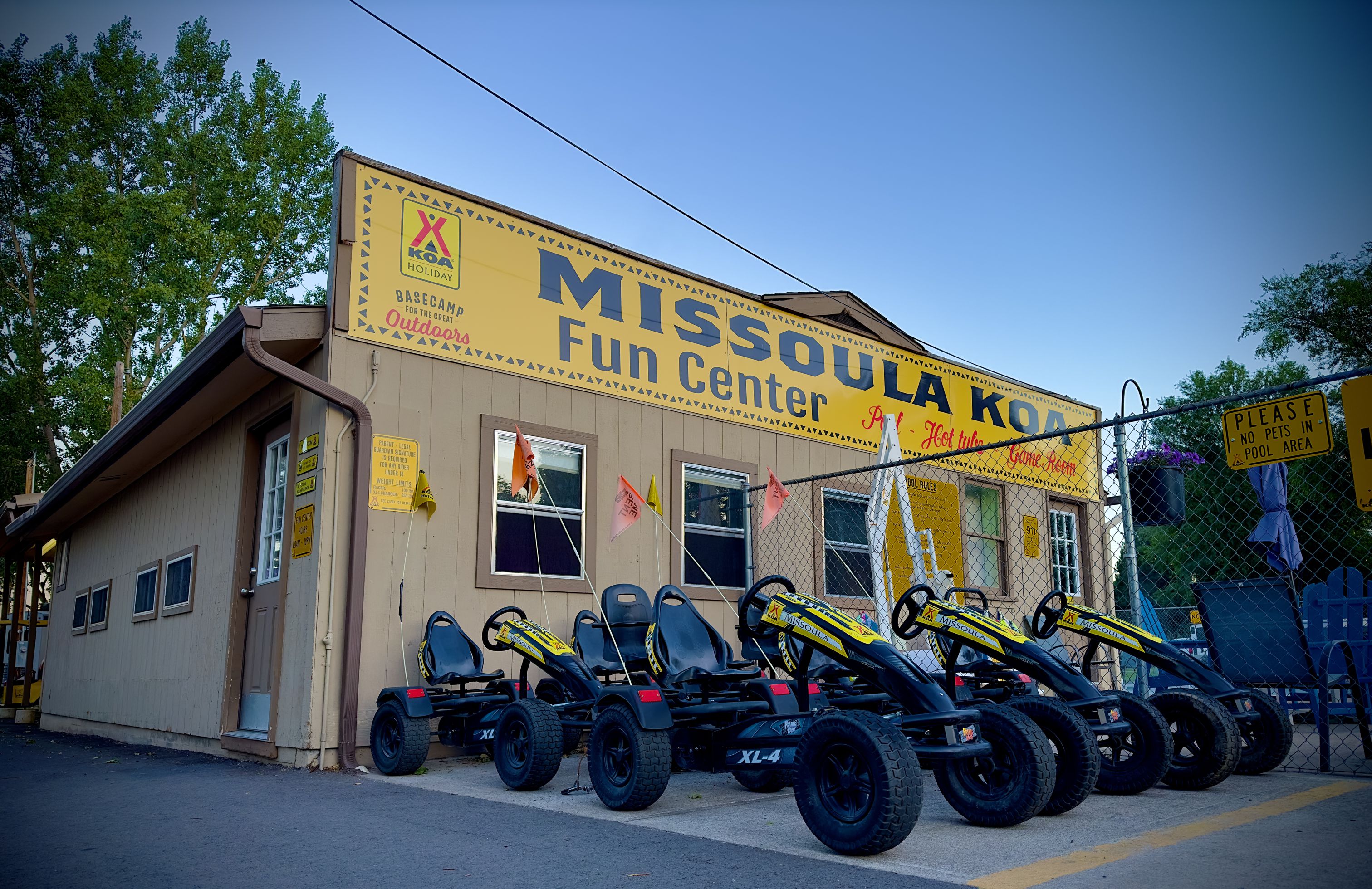 Pedal Kart Rentals At Missoula KOA Holiday Photo