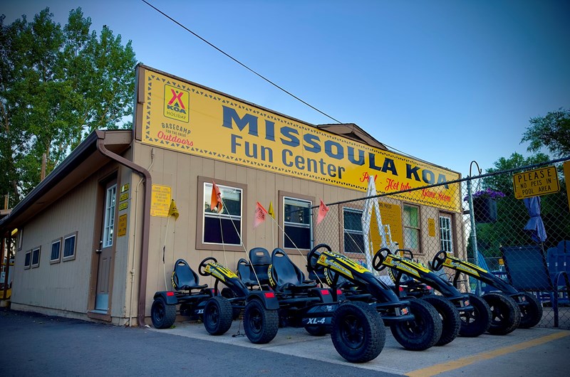 Pedal Kart Rentals At Missoula KOA Holiday Photo