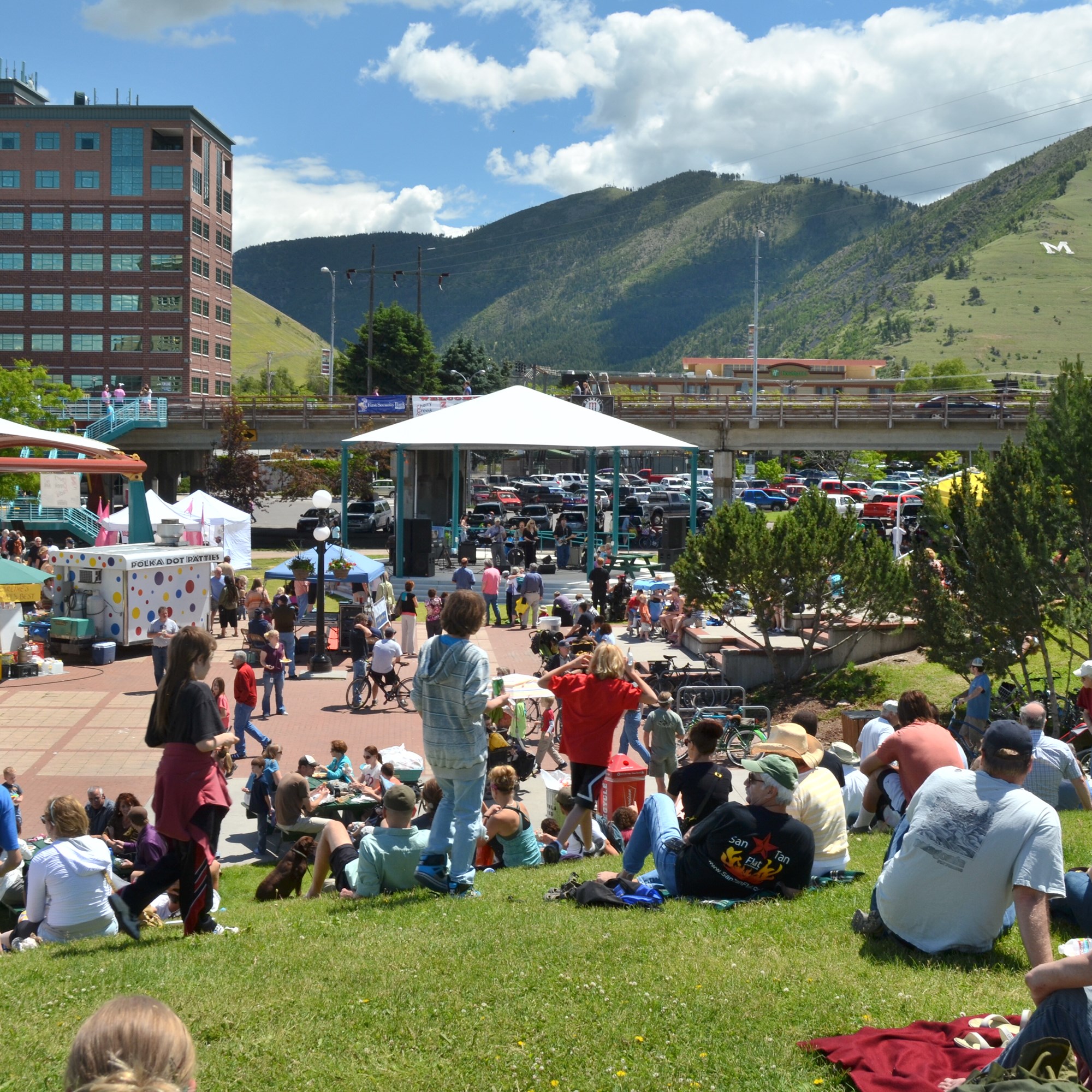 Out to Lunch at Caras Park Downtown Missoula Photo