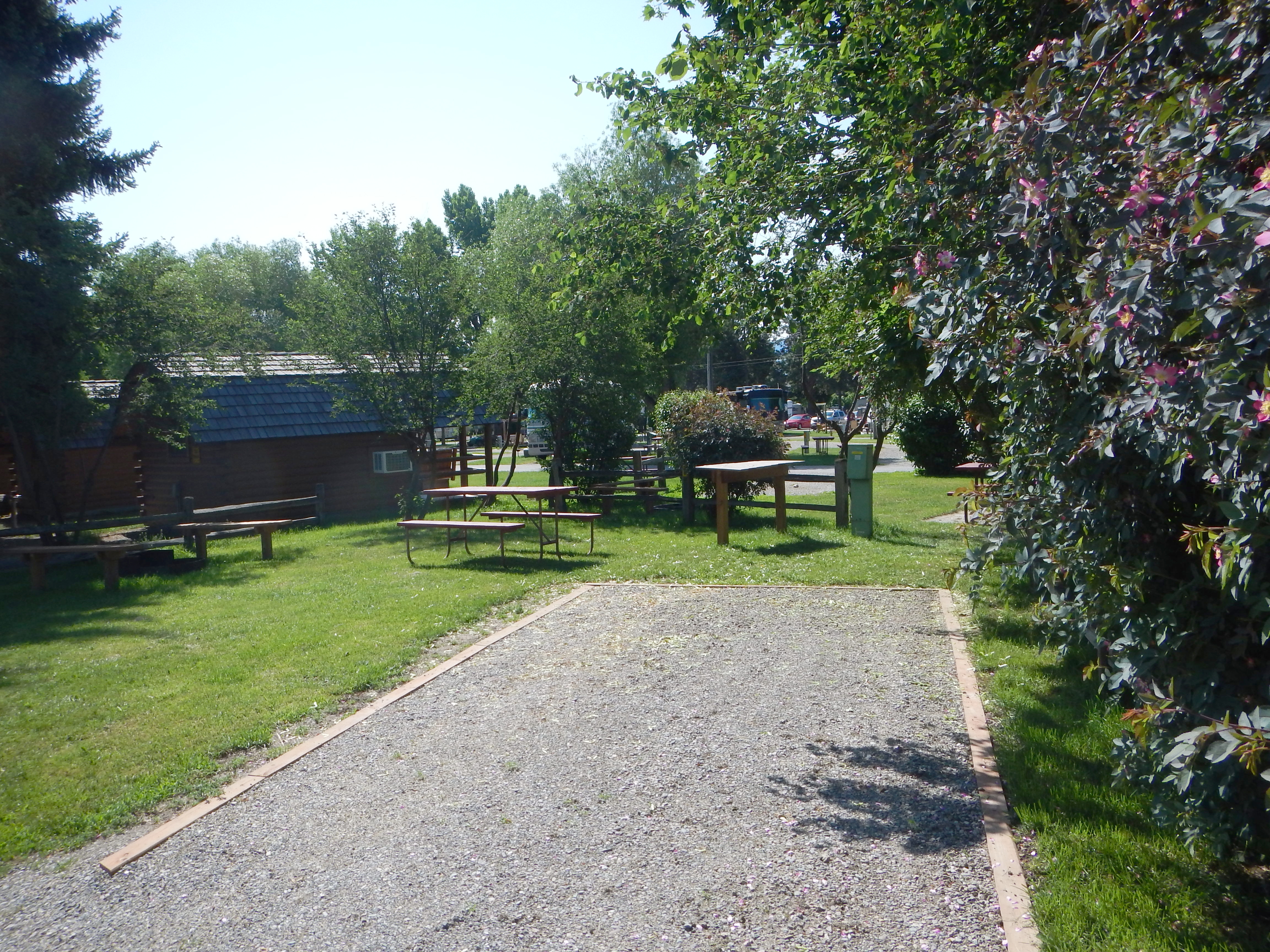 03) Tent Site, Water/Electric Grassy tent sites at Missoula KOA
