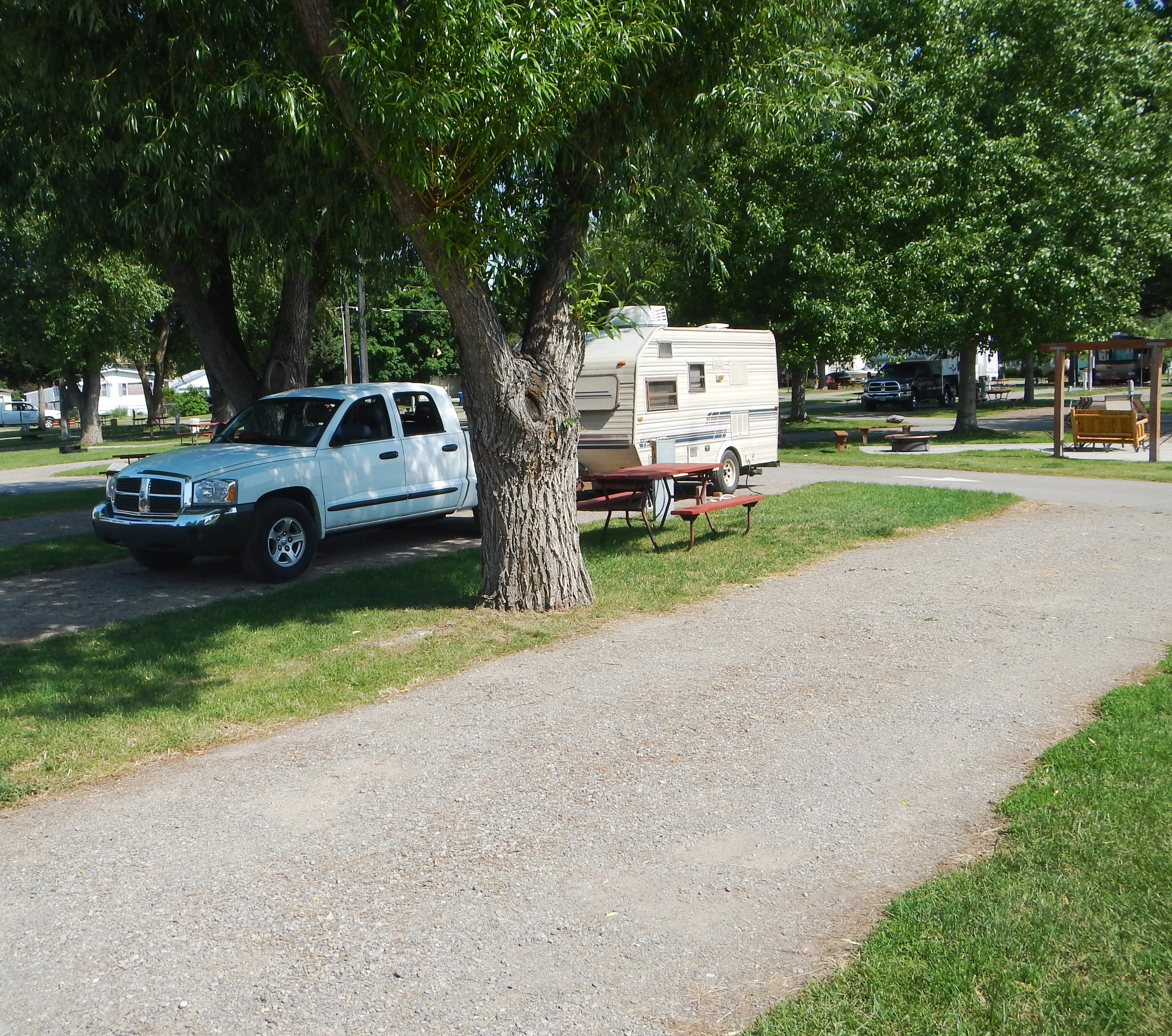 Pull Thru, 30/20 Amps, Full Hookups at Missoula KOA