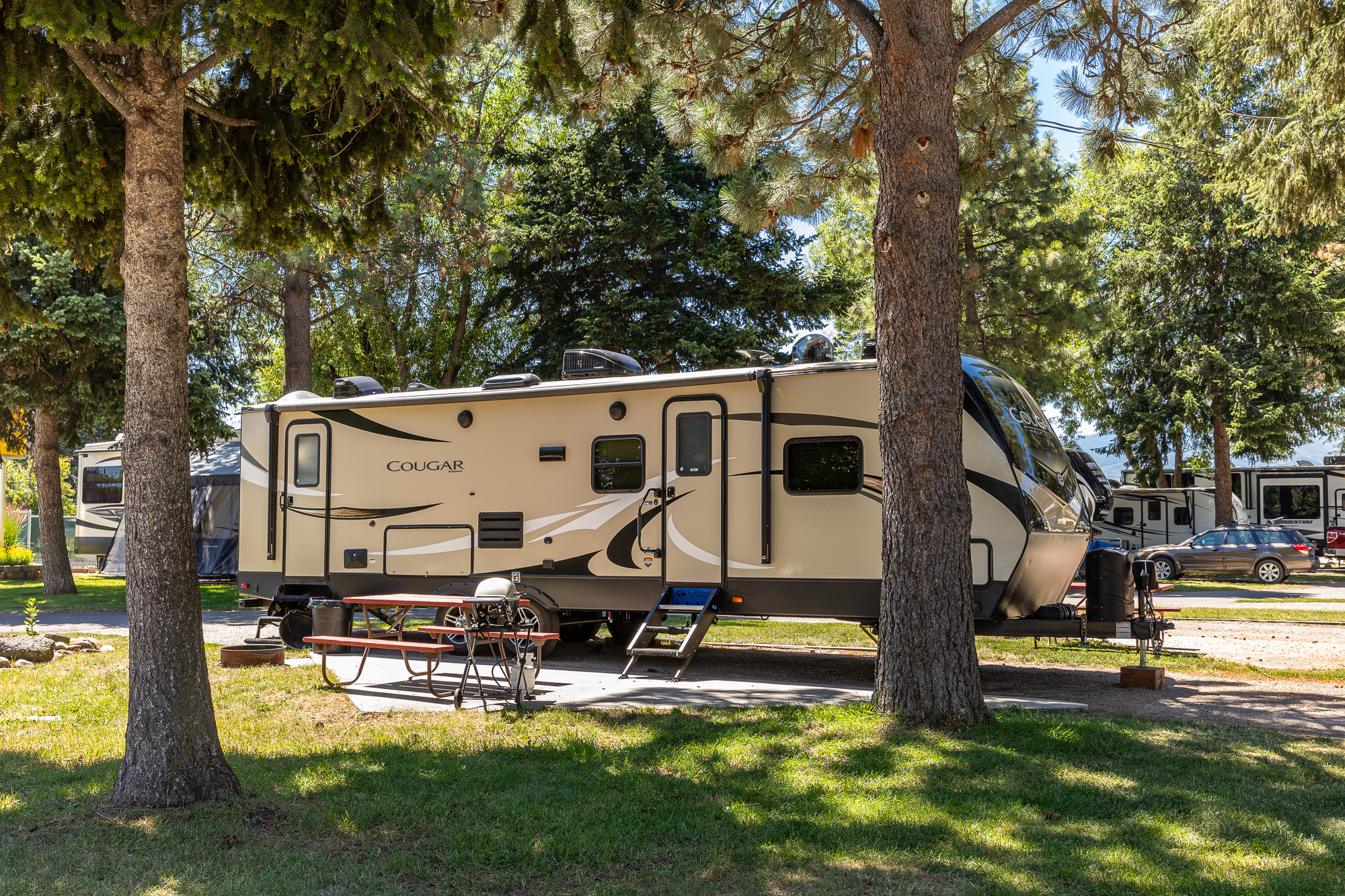 Small patio RV site