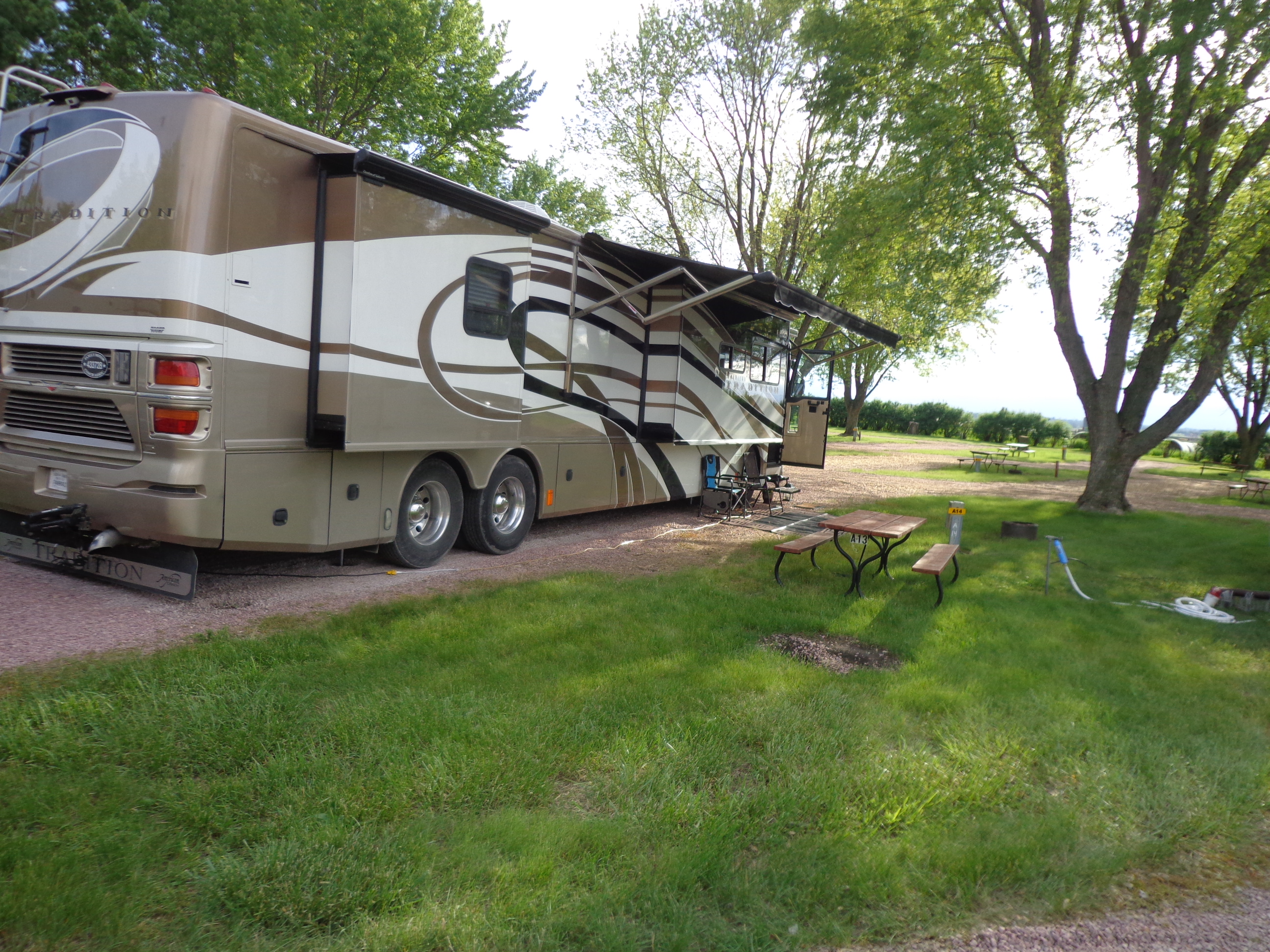 pull thru rv site