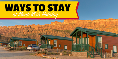 Ways to Stay at Moab KOA Holiday